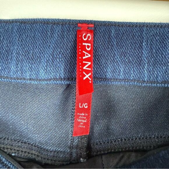 SPANX Jean-ish Ankle Leggings Size Large women's Twilight Rinse 20018R - Picture 6 of 8